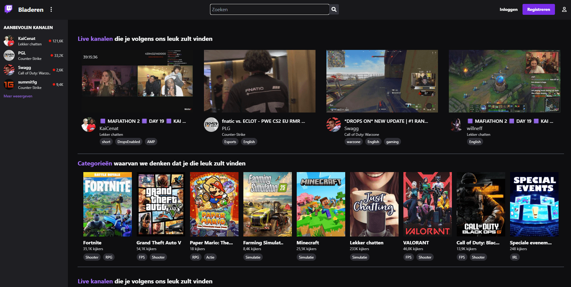 Twitch Clone (School Deepdive)