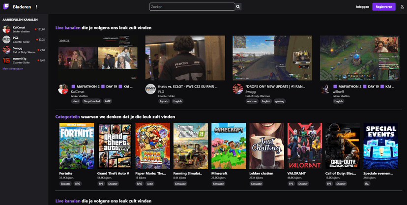 Twitch Clone (School Deepdive)
